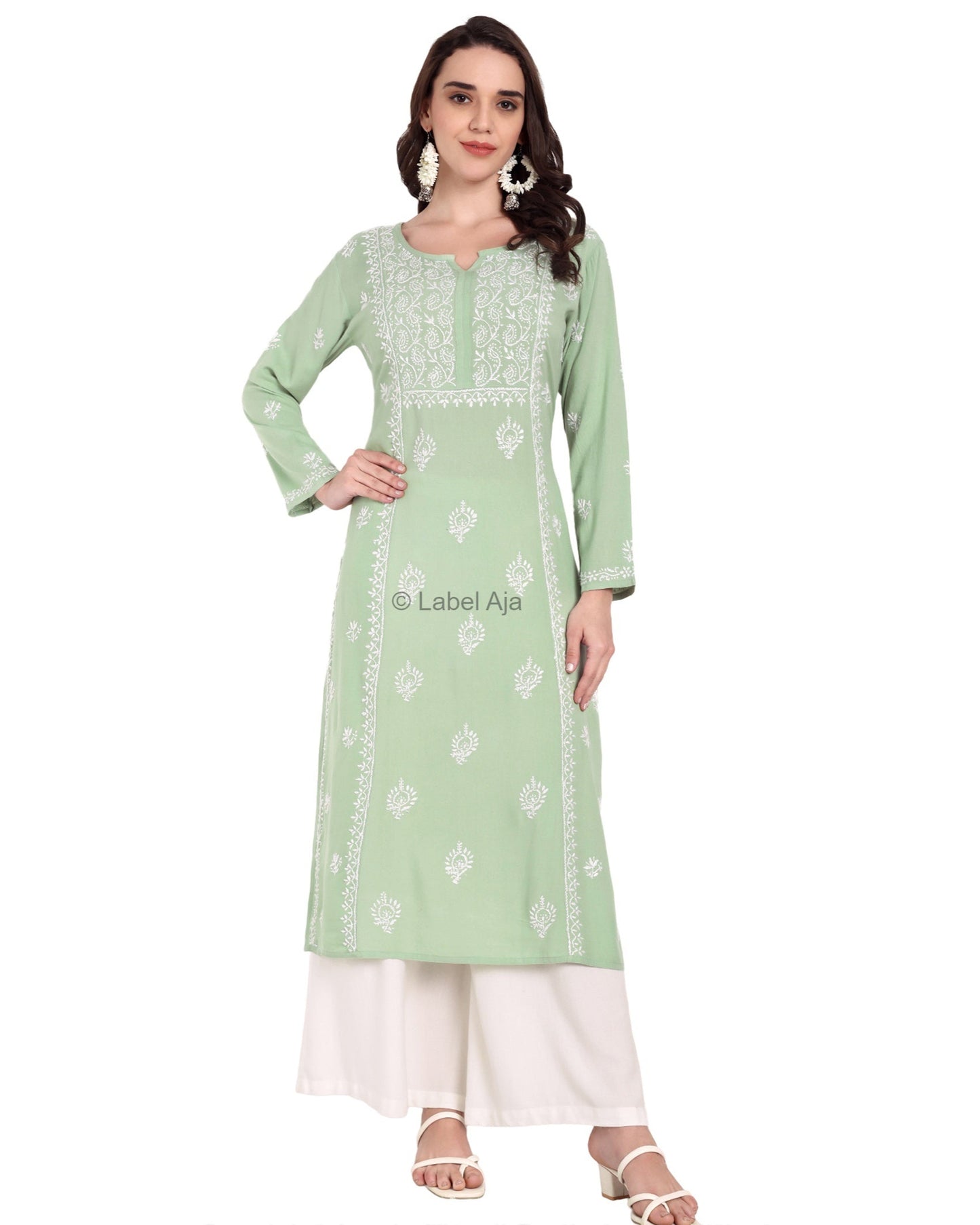 Noor Premium Rayon cotton Long Kurta