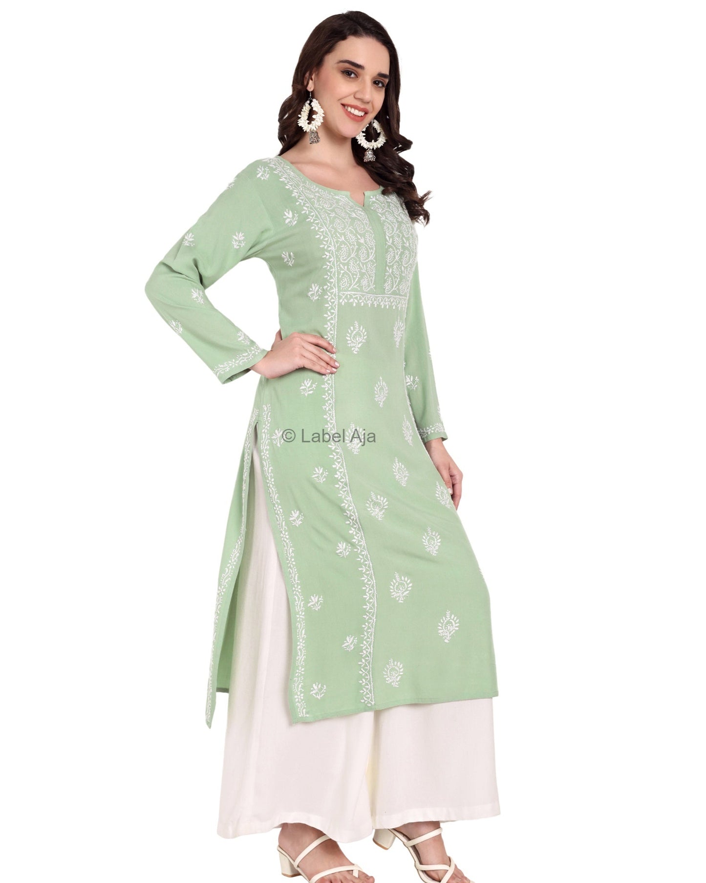 Noor Premium Rayon cotton Long Kurta