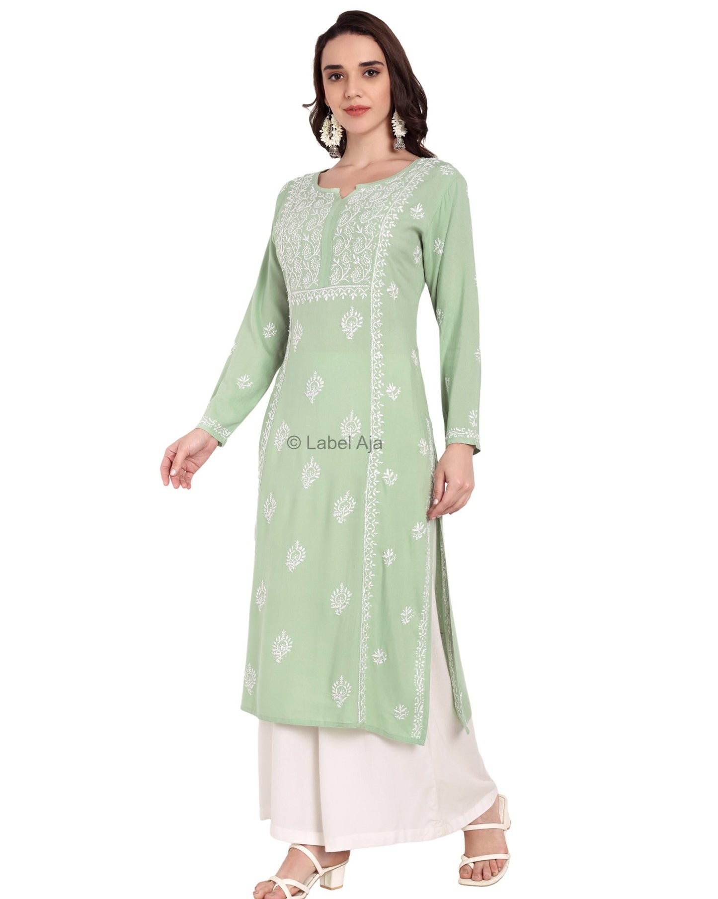 Noor Premium Rayon cotton Long Kurta