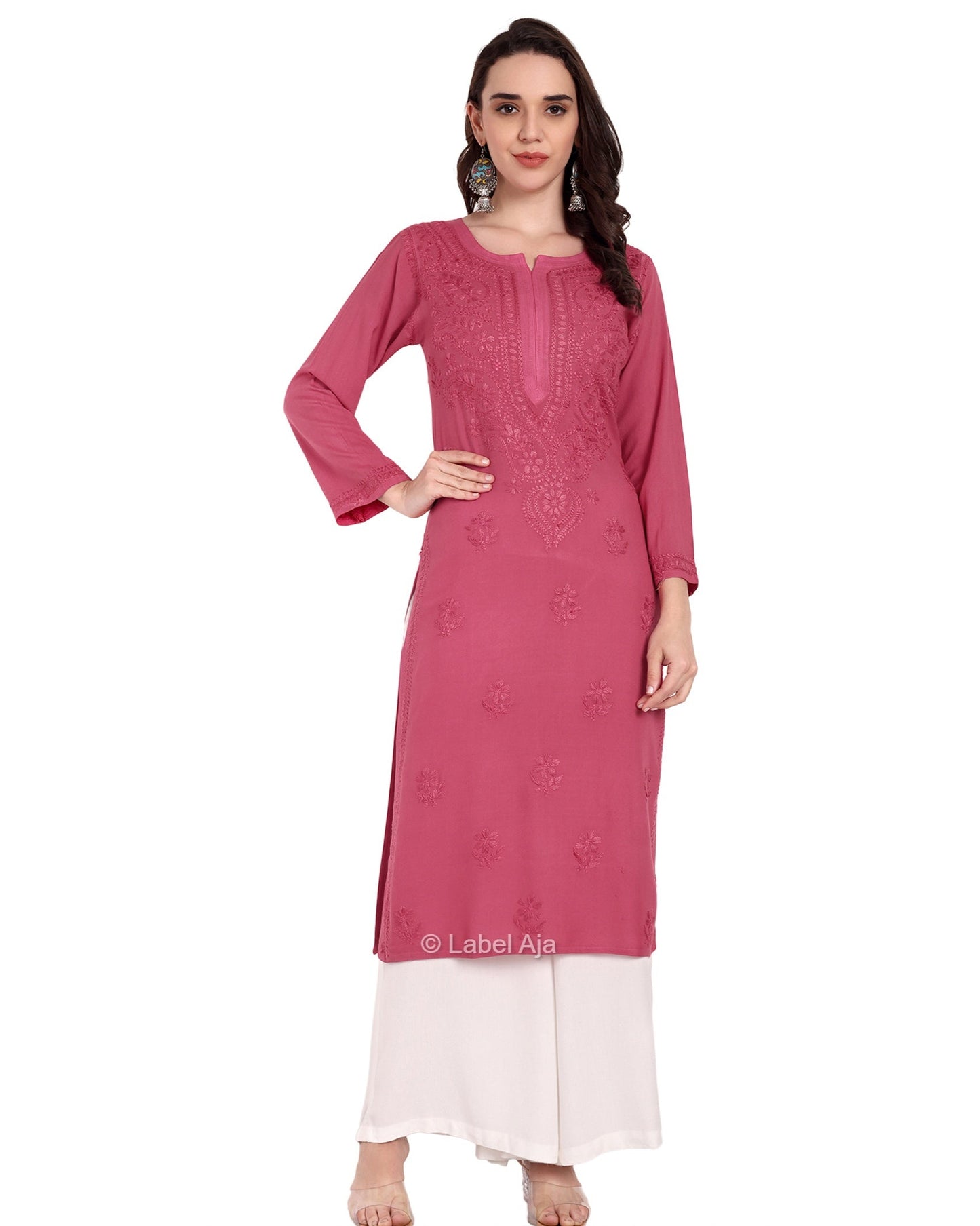 Kira Rayon cotton Long Kurta