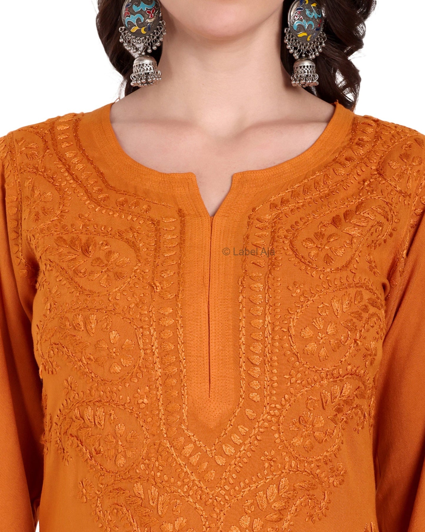 Kira Rayon cotton Long Kurta