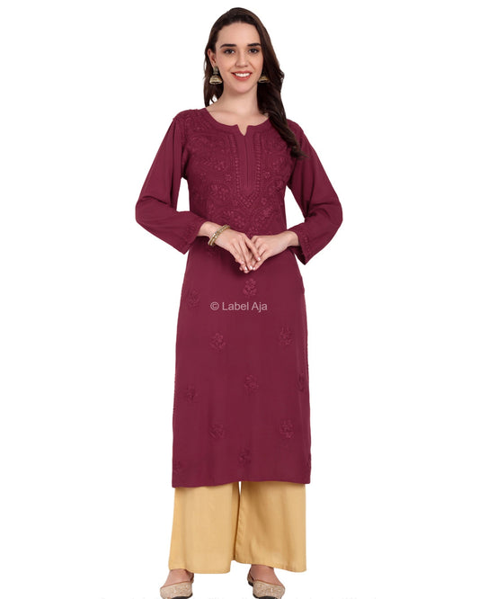 Kira Rayon cotton Long Kurta