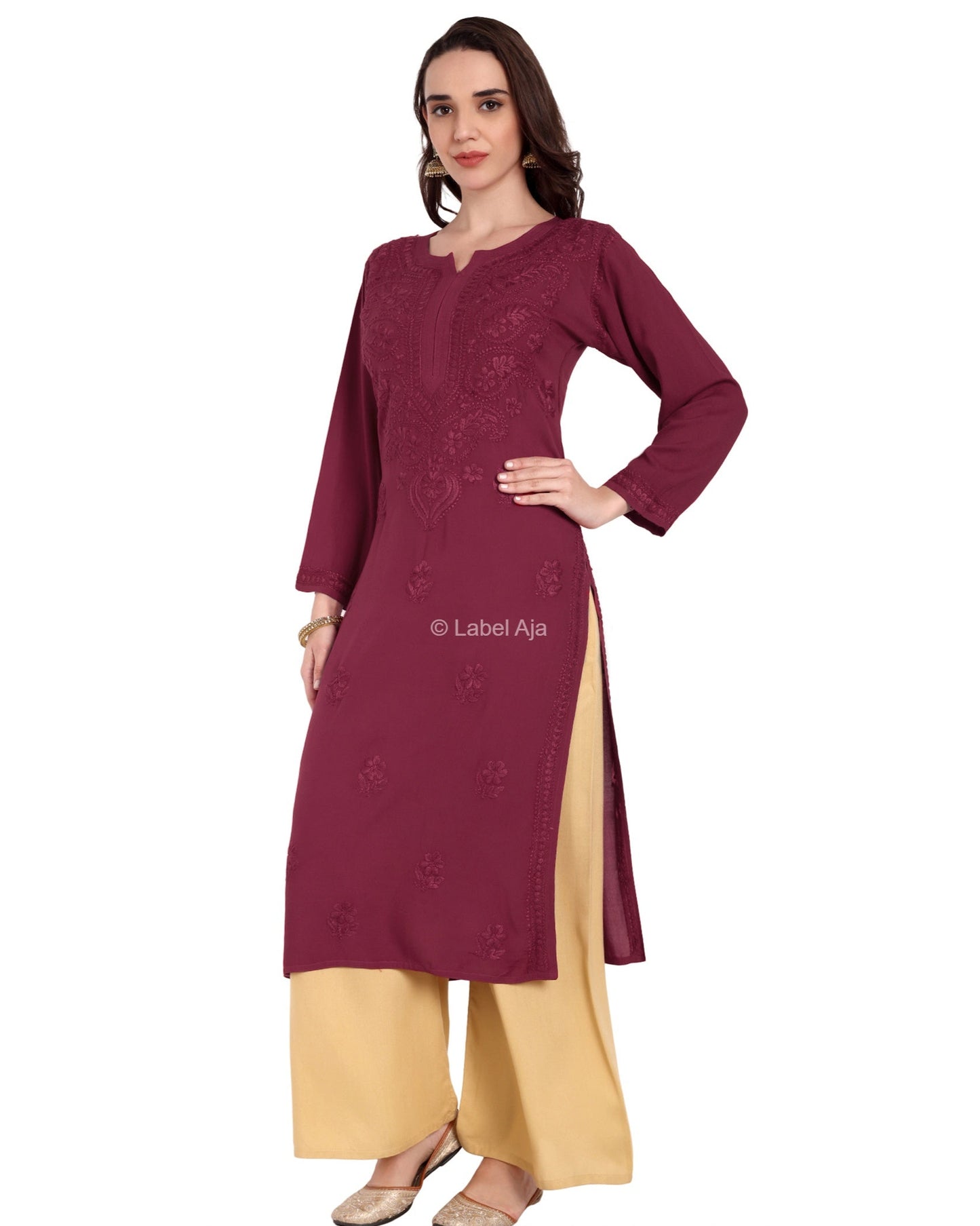 Kira Rayon cotton Long Kurta