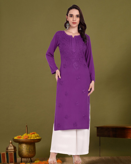 Kira Rayon cotton Long Kurta