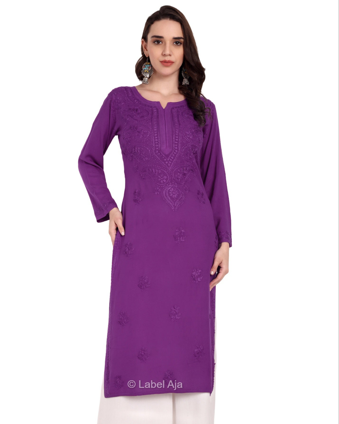 Kira Rayon cotton Long Kurta