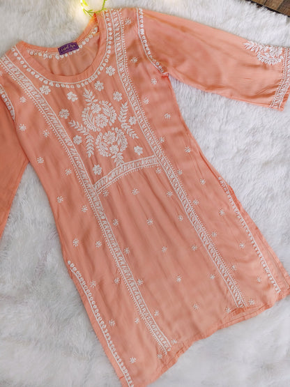 Saira modal chikankari Co-ord set