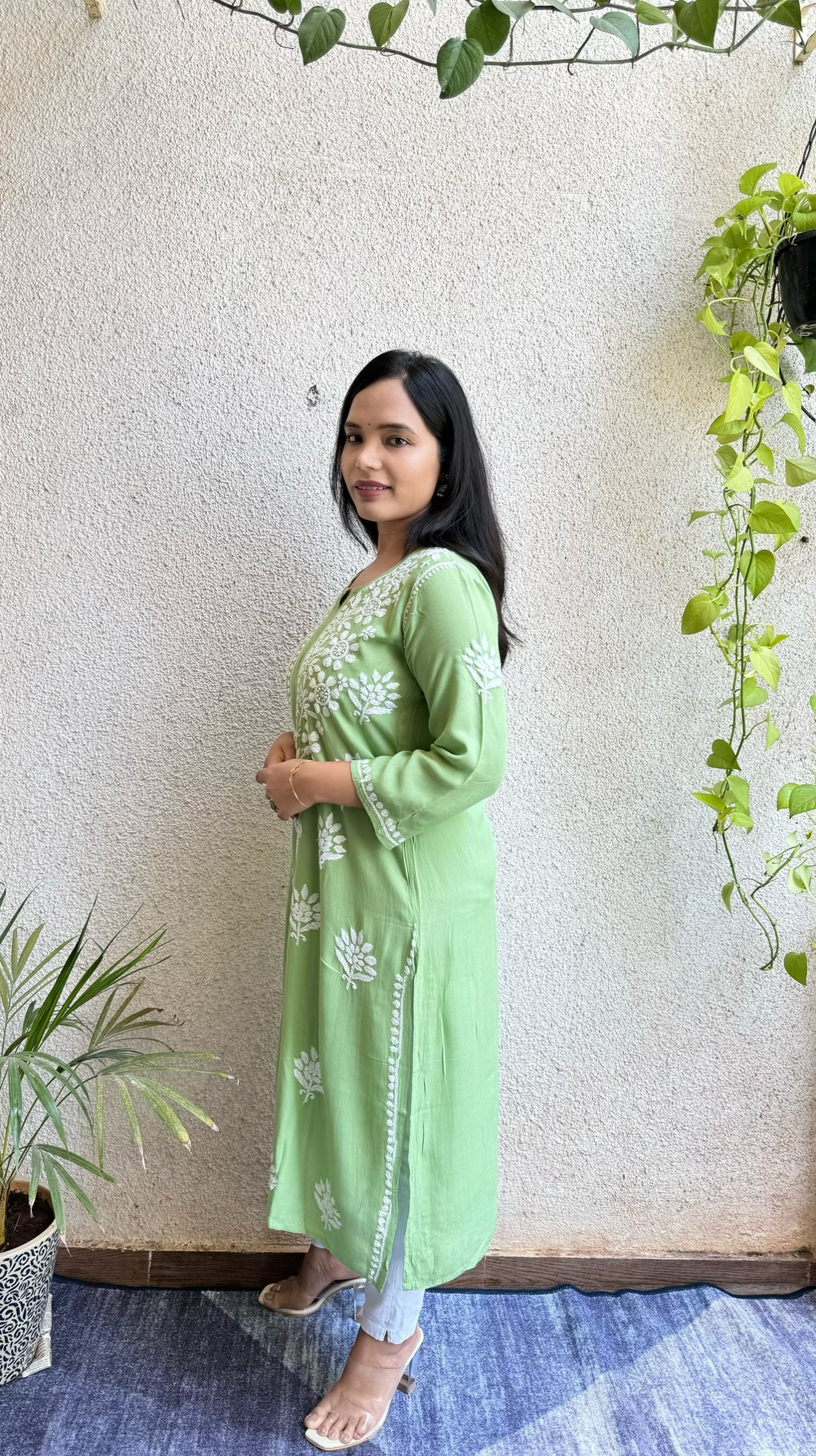 Rayon cotton Long Kurti