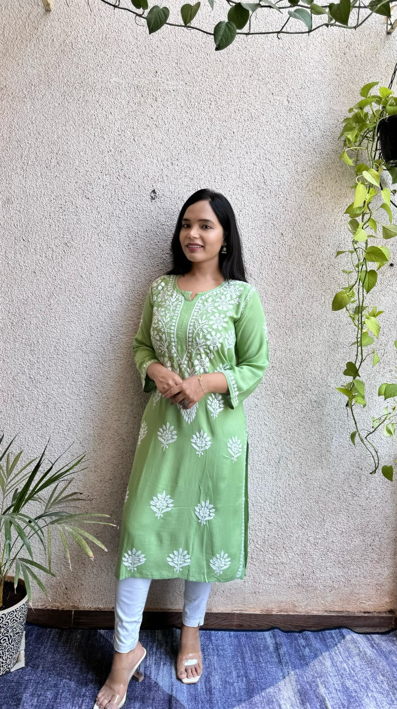 Rayon cotton Long Kurti