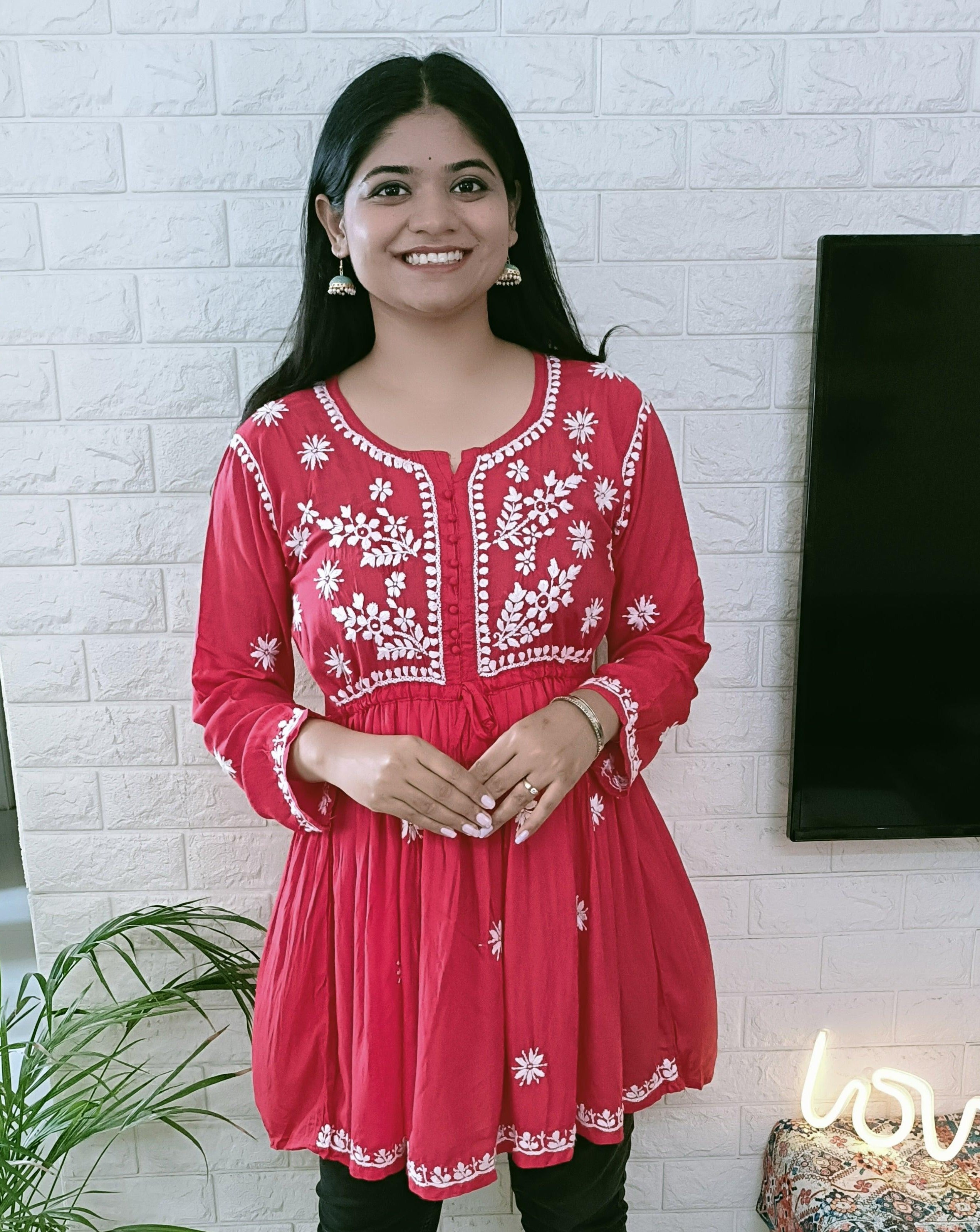 Kurti with waist dori hotsell