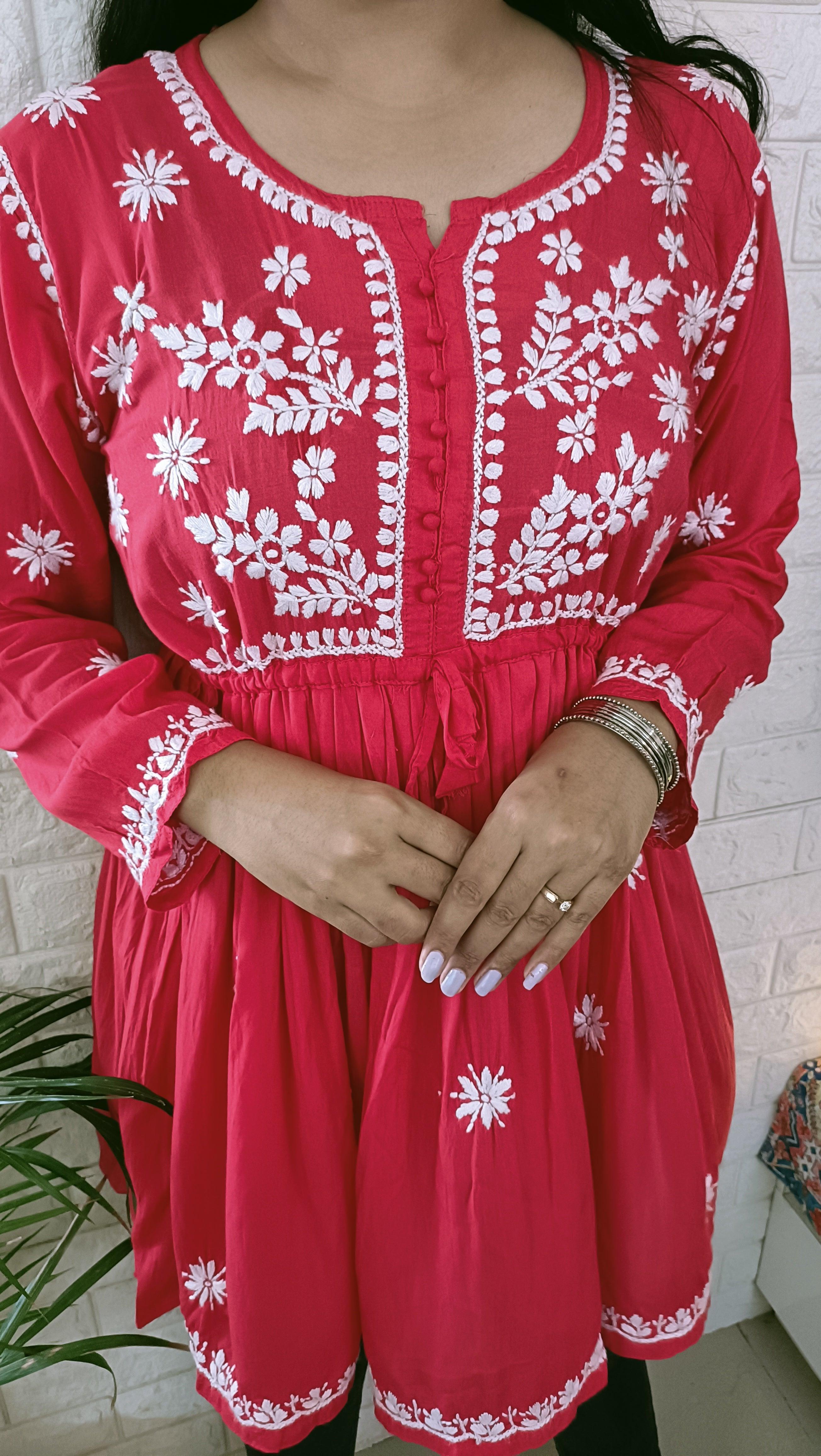 Kurti with waist dori hotsell