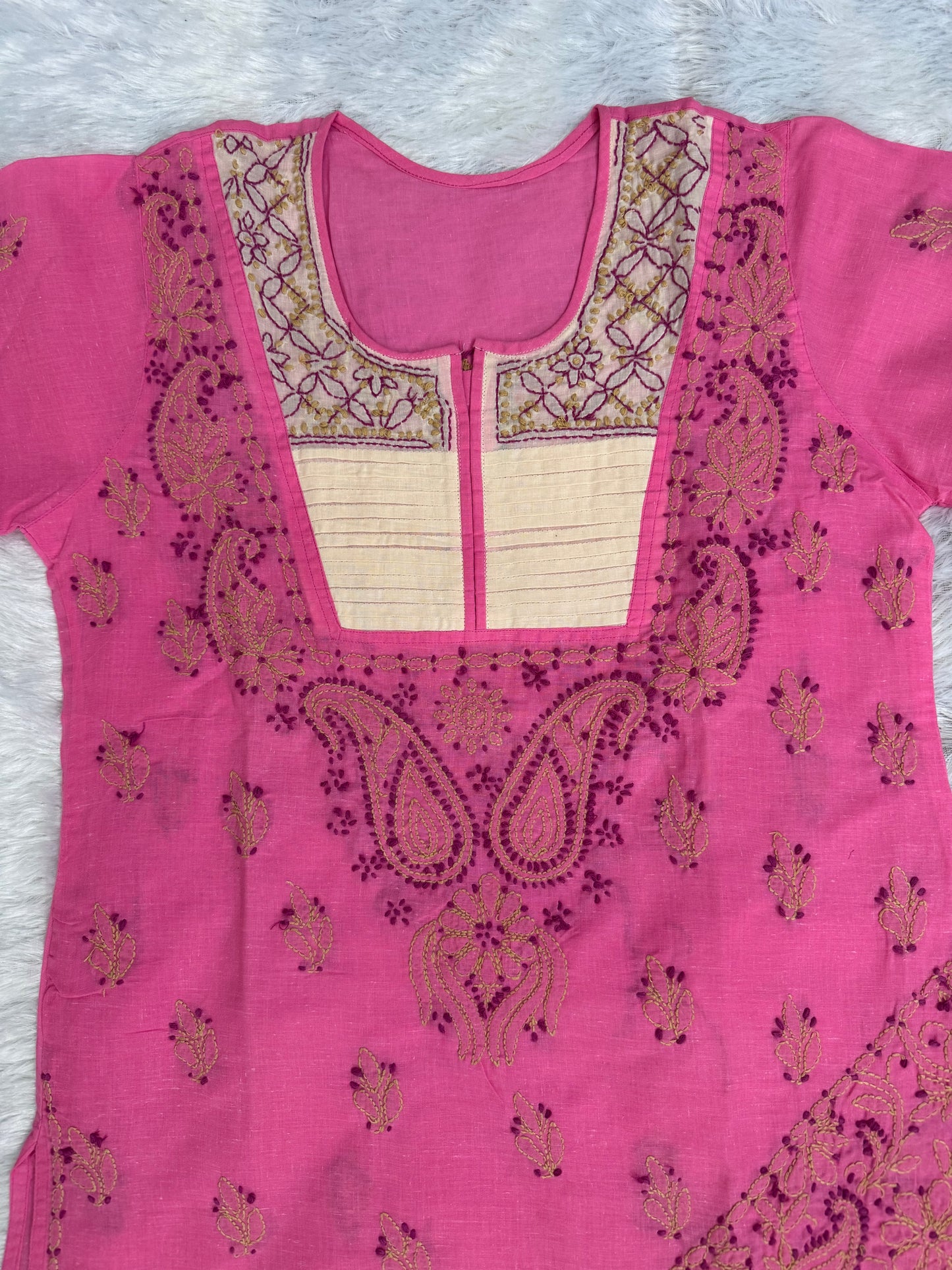 Cotton Lucknowi Chikankari Kurta