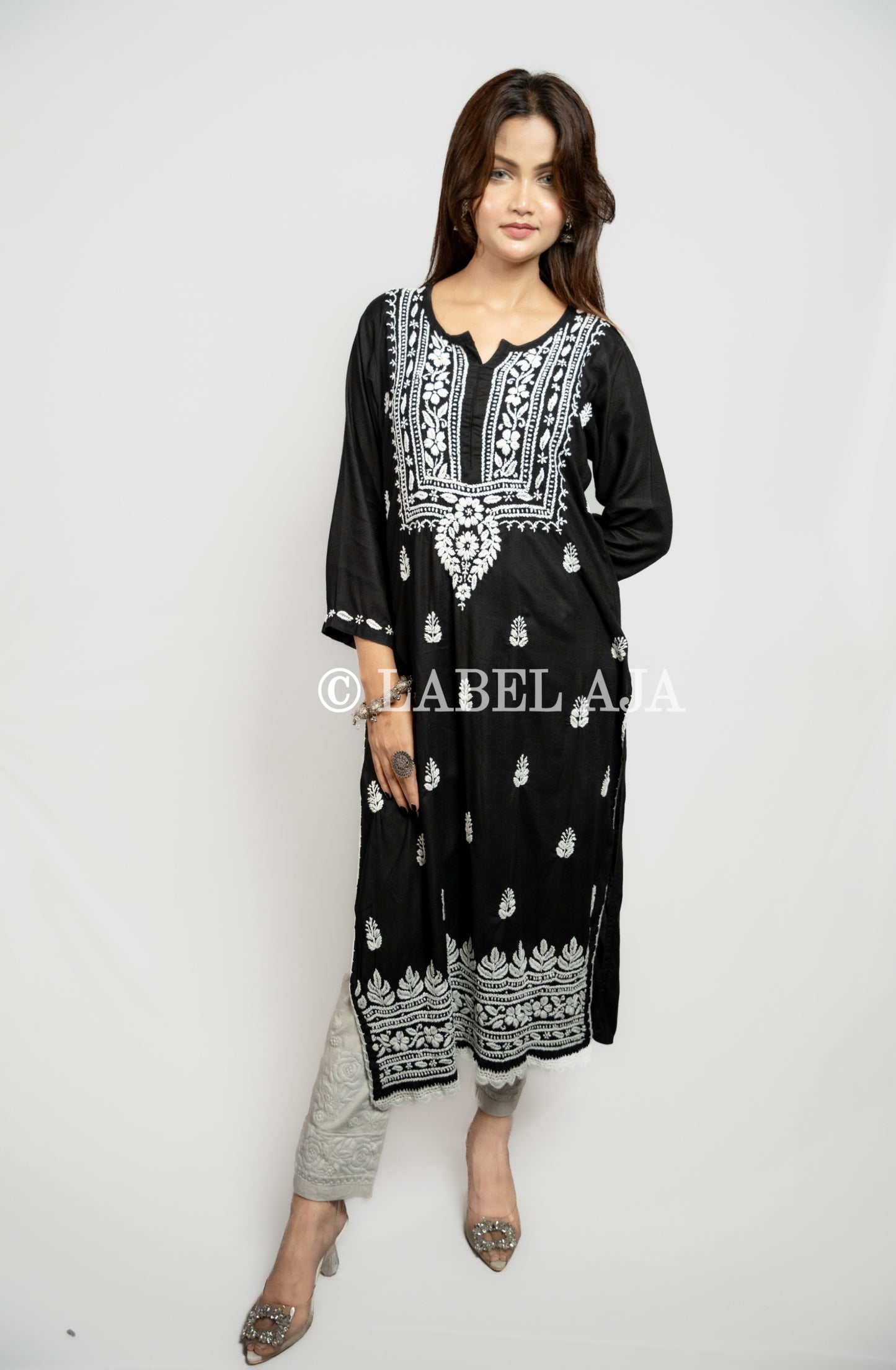 Sehar Rayon cotton Long Kurta