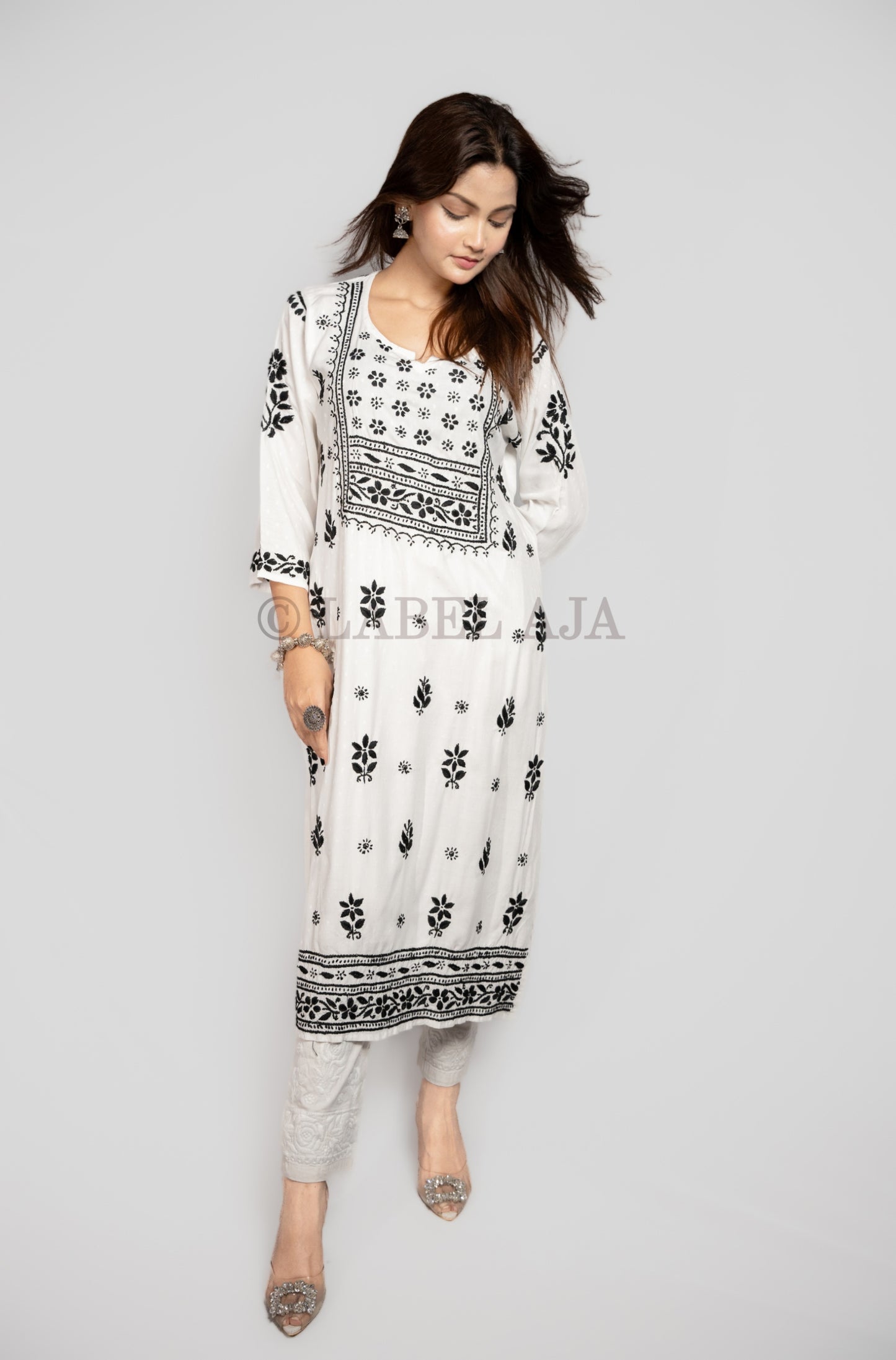 Sehar Rayon cotton Long Kurta