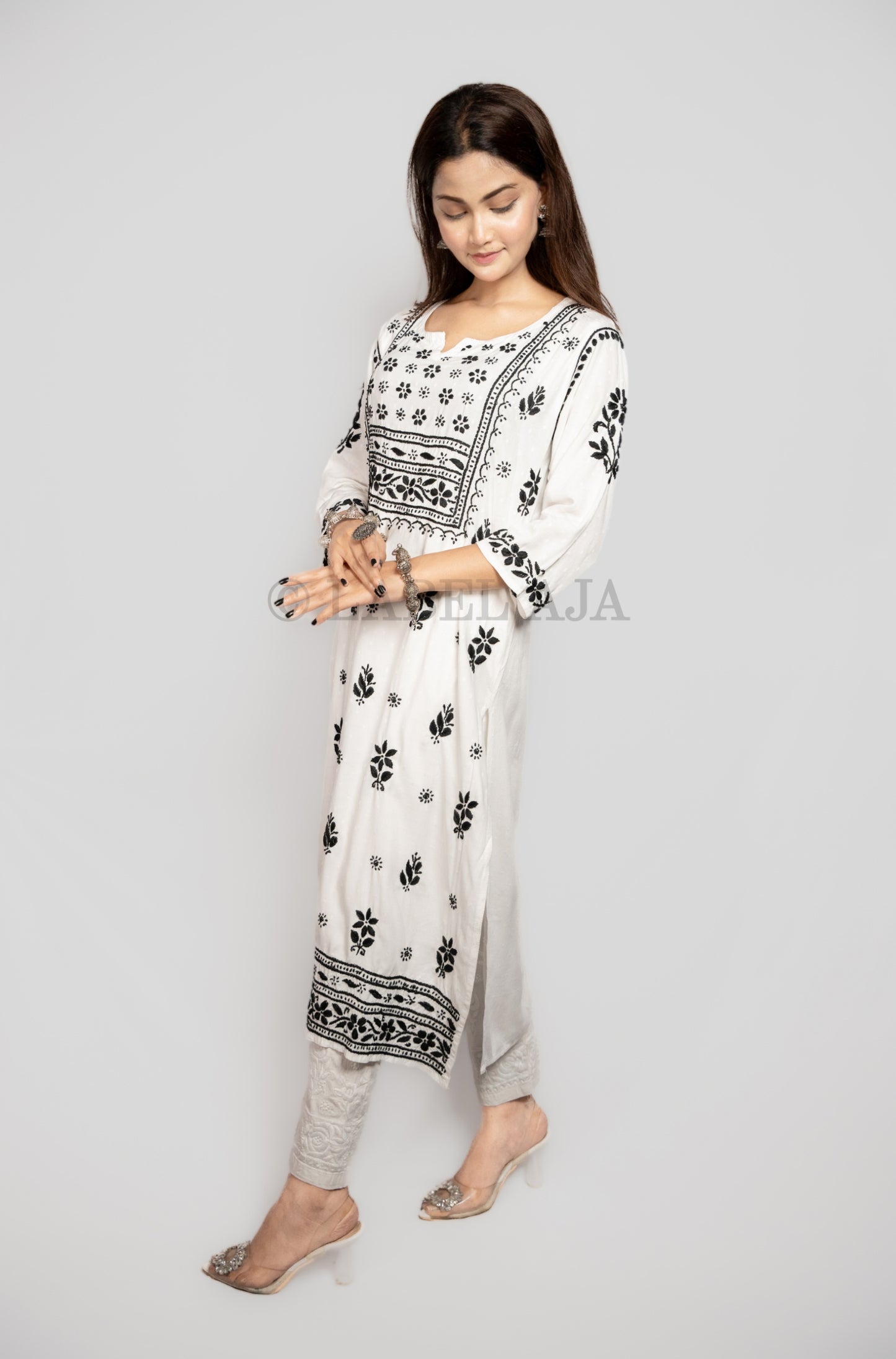 Sehar Rayon cotton Long Kurta