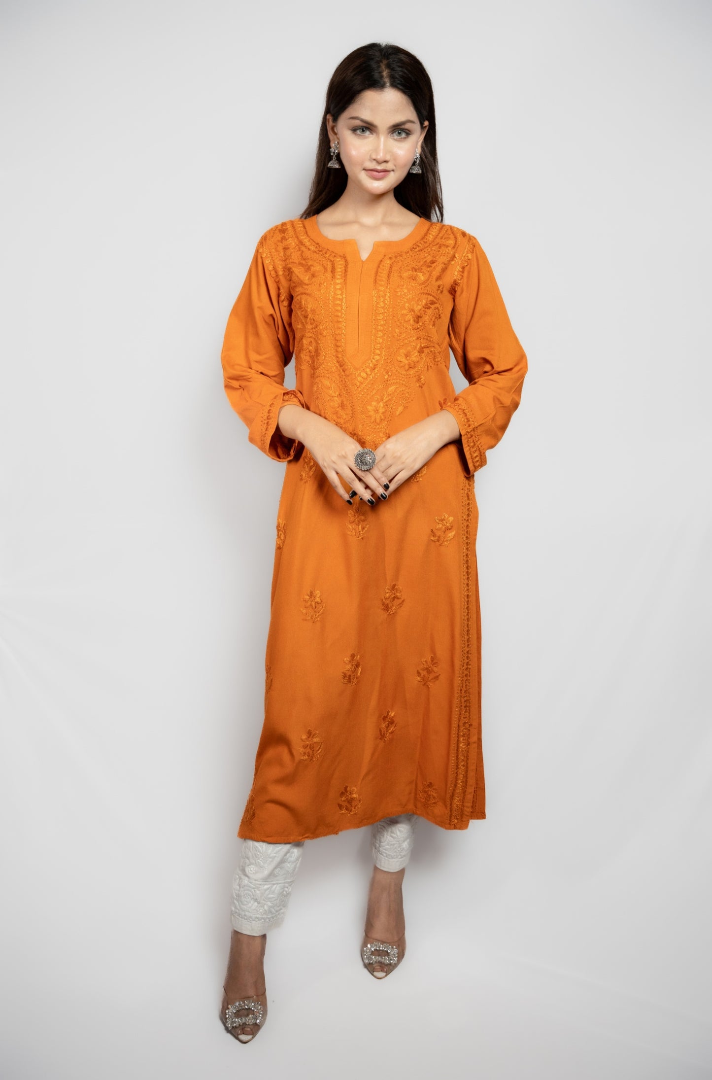 Kira Rayon cotton Long Kurta