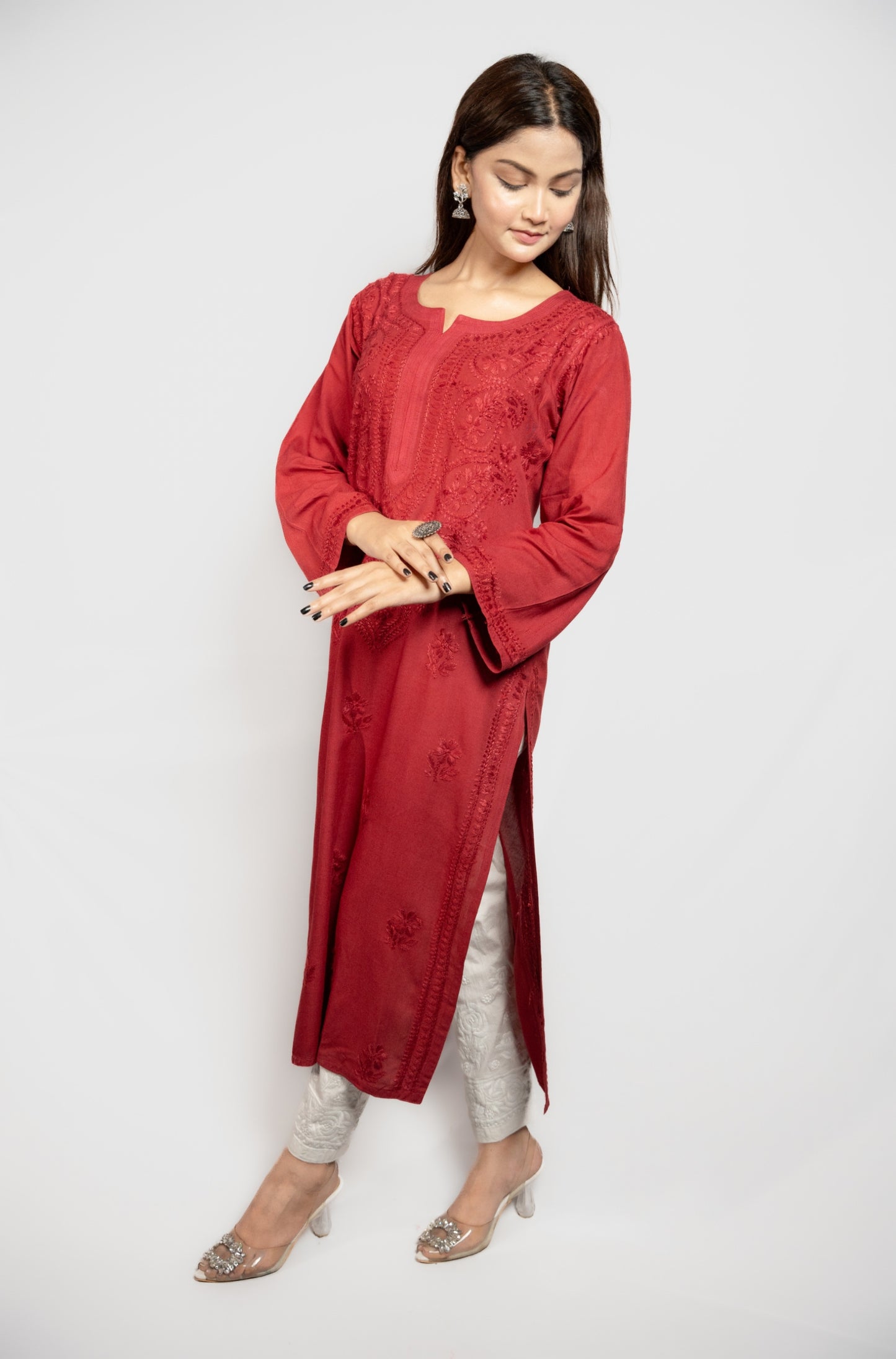 Kira Rayon cotton Long Kurta