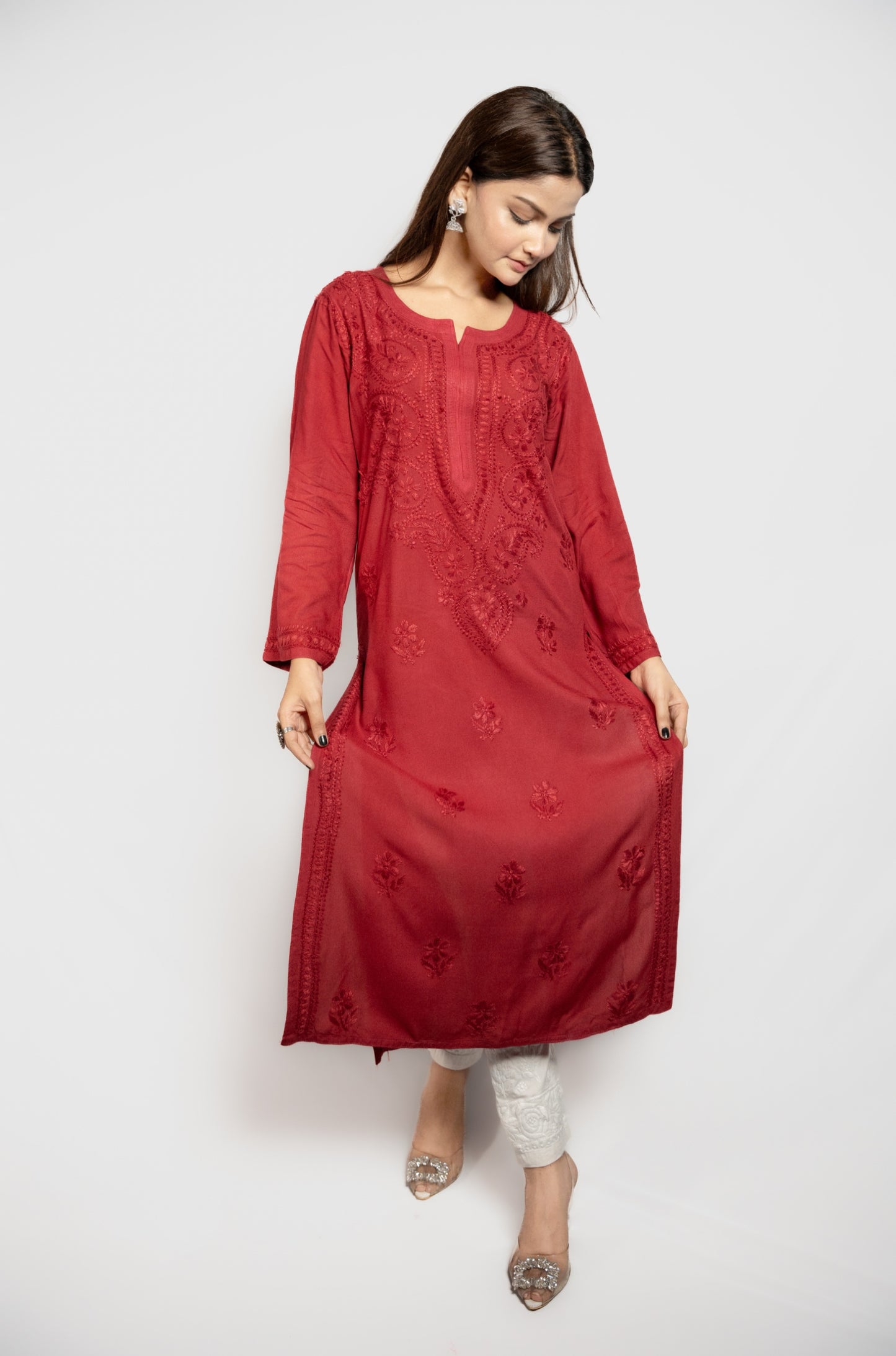 Kira Rayon cotton Long Kurta