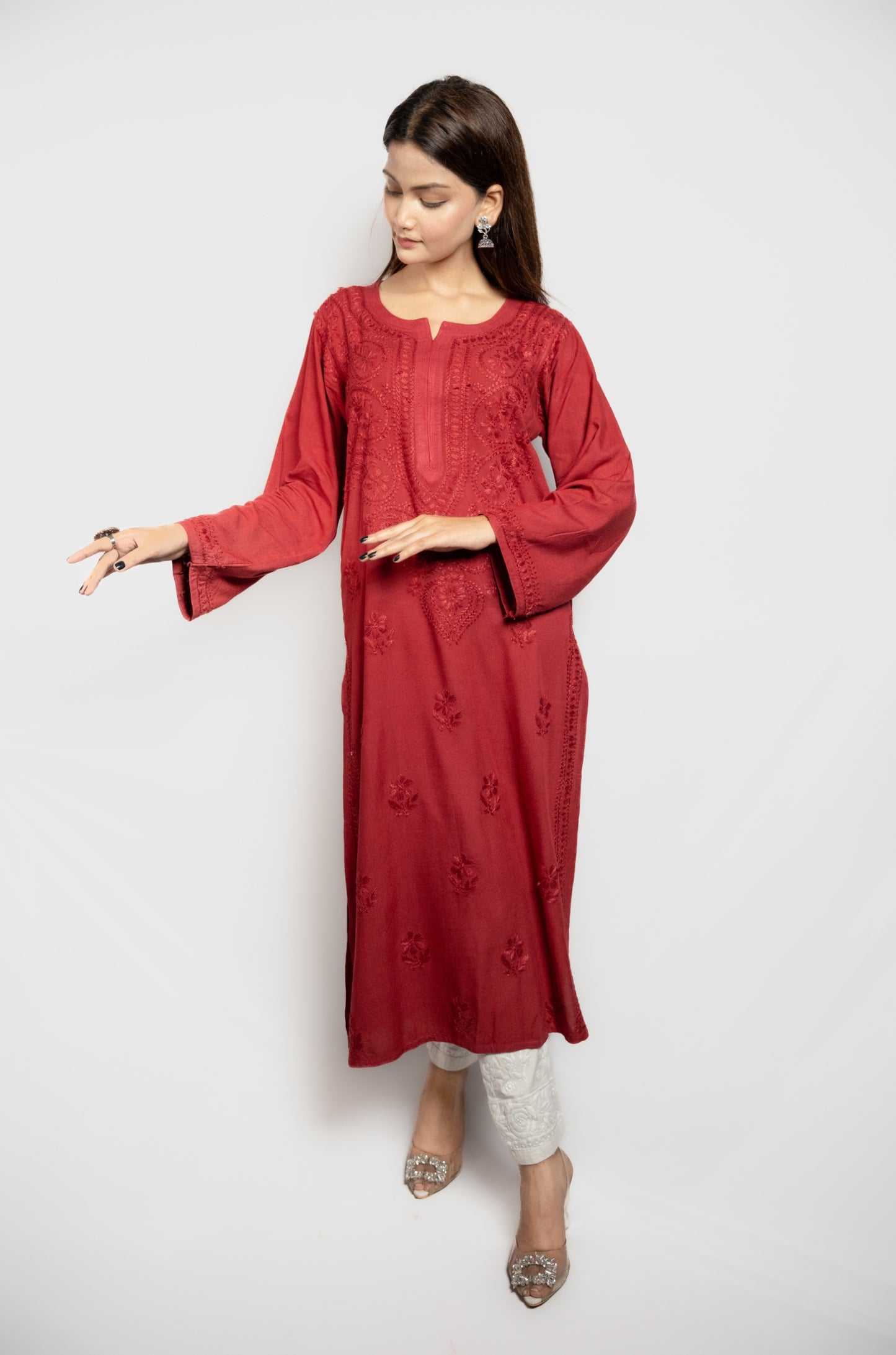 Kira Rayon cotton Long Kurta