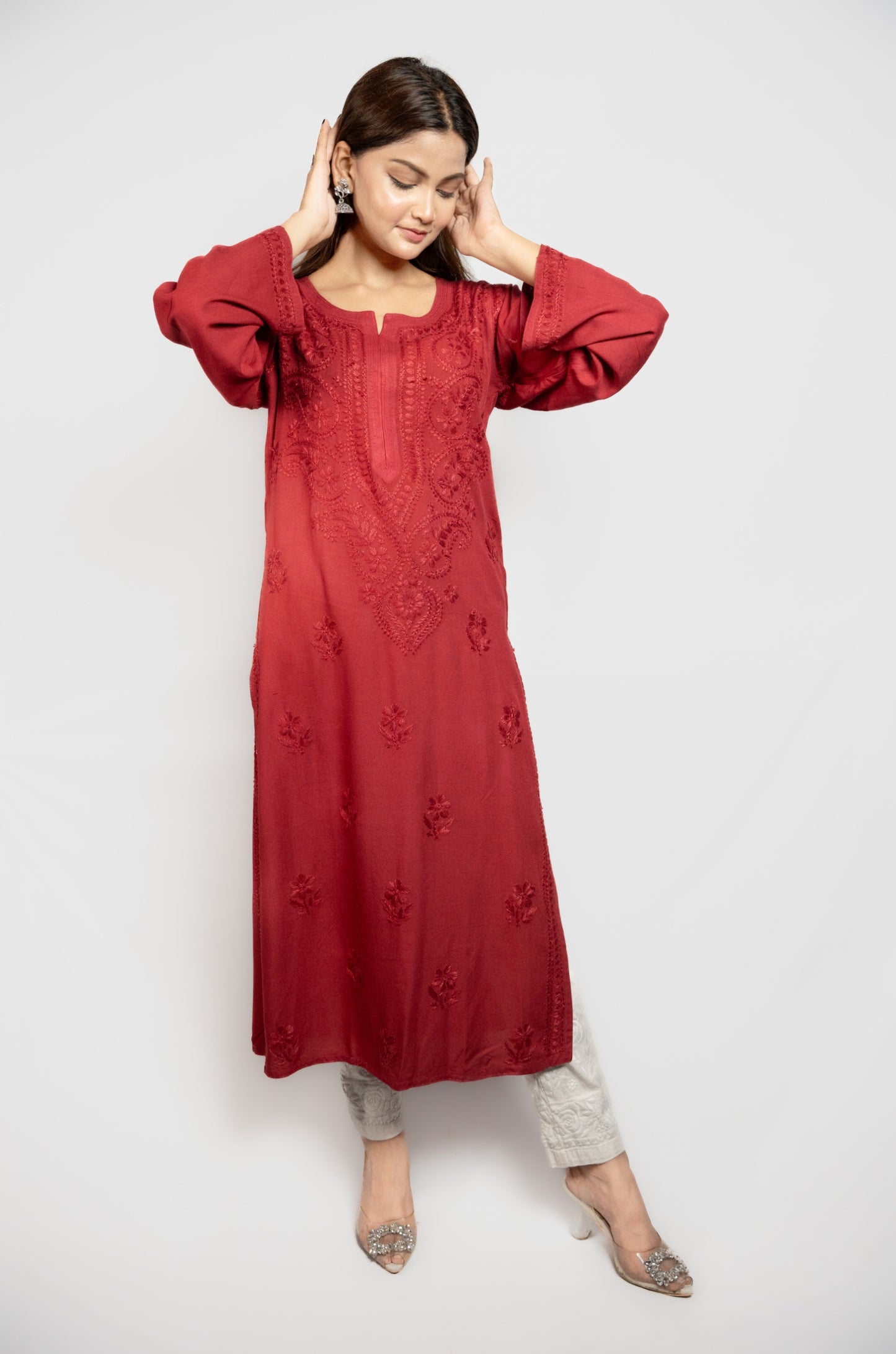 Kira Rayon cotton Long Kurta